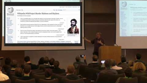 Thumbnail for Jim Groom on the Wiki Education Project 'Murder Madness and Mayhem' at OER16