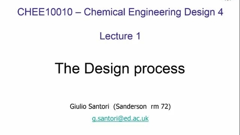 Thumbnail for The Design Process