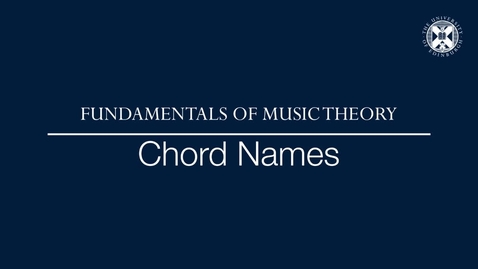 Thumbnail for Chord Names