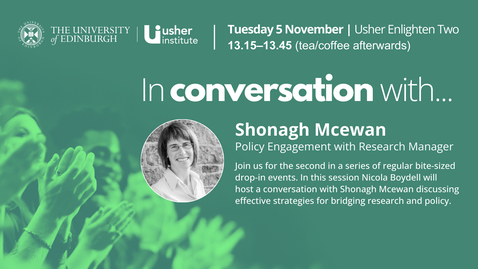 Thumbnail for In conversation with... Shonagh Mcewan &amp; Nicola Boydell