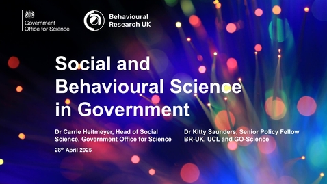 Thumbnail for Behavioural Research in Government