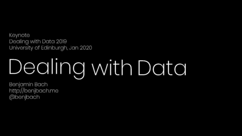 Thumbnail for Keynote: Data Visualization for Exploration and Presentation