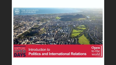 Thumbnail for Politics and International Relations Intro OHE 2022 Entry