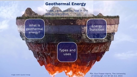 Thumbnail for entry Introduction to low temperature geothermal resources - types, uses, and their role in the energy transition