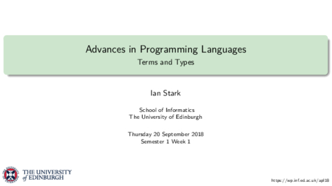 Thumbnail for Terms and Types