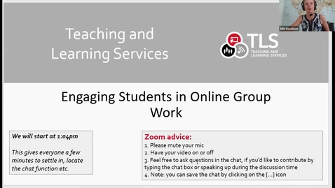 Thumbnail for entry Engaging Students in Online Group Work