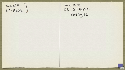 Thumbnail for 1 - Fundamental Theorem of Linear Programming