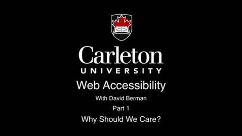 Thumbnail for 1. Why should we care?