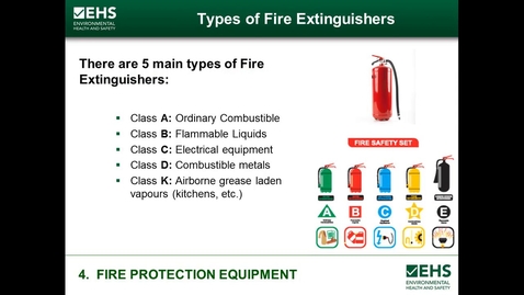 Thumbnail for entry Fire Protection Equipment