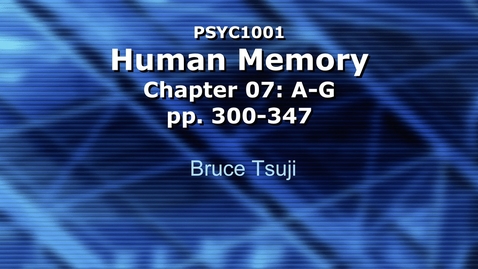 Thumbnail for 2014 Psyc 1001 CH7 D MC 720p