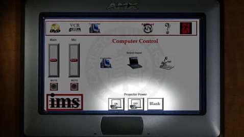 Thumbnail for Using AMX Touch Panel 