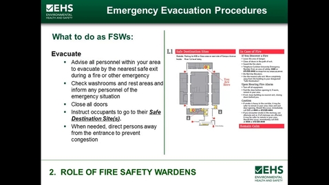 Thumbnail for Role of fire safety wardens