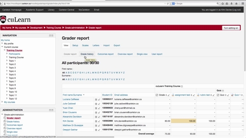 Thumbnail for Moodle 2 8 Gradebook Reports