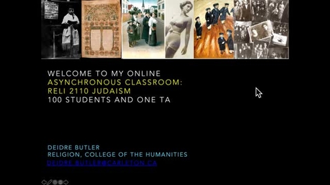 Thumbnail for Welcome to My Online Classroom - Deidre Butler