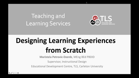 Thumbnail for entry Designing Learning Experiences from Scratch  -  Part 1