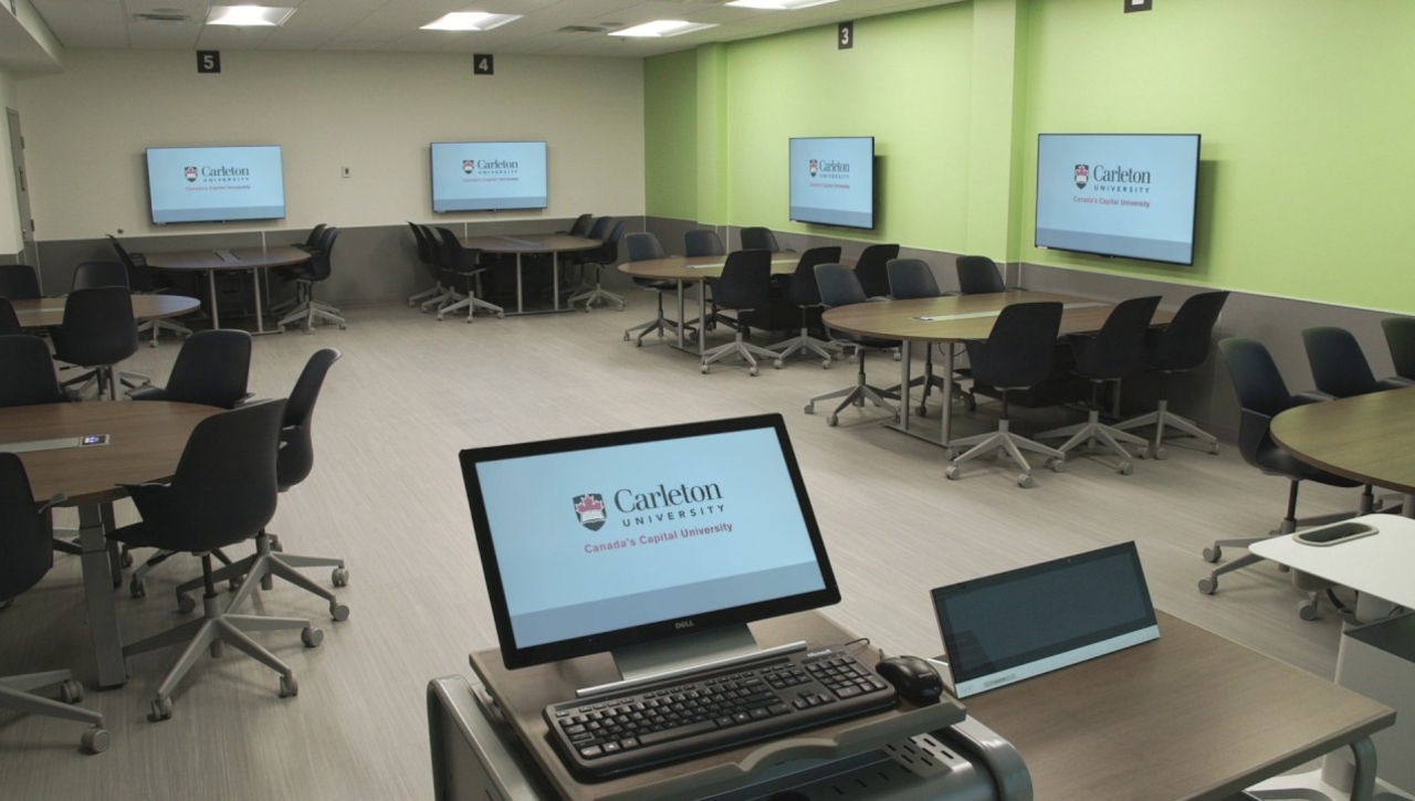 Active Learning Classroom - Tory 213 Carleton University