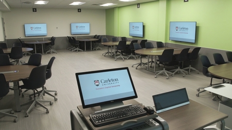 Thumbnail for entry Active Learning Classroom - Tory 213 Carleton University