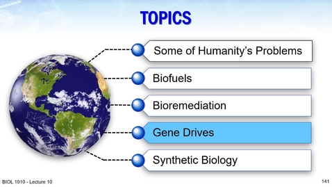 Thumbnail for BIOL 1010 Lecture 10 Part 5