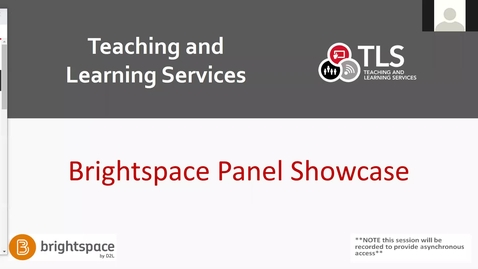 Thumbnail for Brightspace Faculty Showcase May 20, 2021