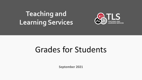 Thumbnail for entry Accessing Grades and Feedback on Brightspace for Students