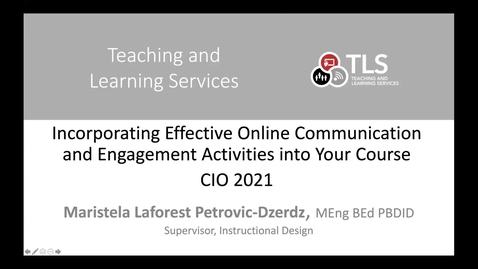 Thumbnail for Effective and Engaging Online Activities and Communication Strategies - Highlights