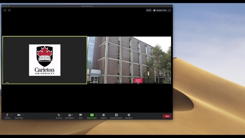Thumbnail for Thesis Defense on Zoom Tutorial - Faculty