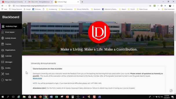 Kaltura Video Davenport University