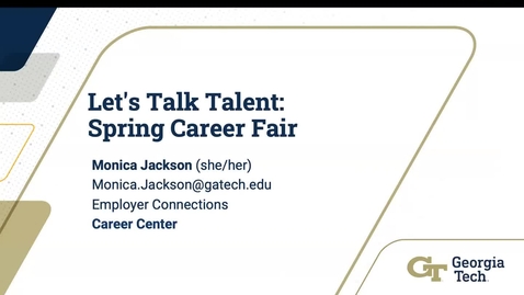 Thumbnail for Let's Talk Talent: Spring Career Fair @ Georgia Tech 