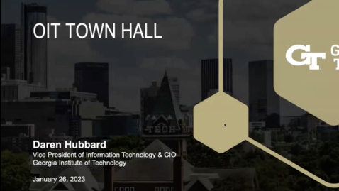Thumbnail for OIT Town Hall - January 26, 2023