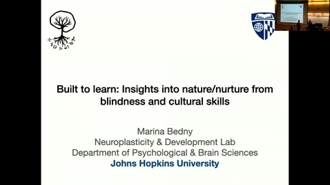 Thumbnail for entry Marina Bedny - The role of cortical pluripotency in human cognition