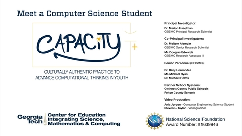 Thumbnail for Ania Jordan - Meet a Computer Science Student