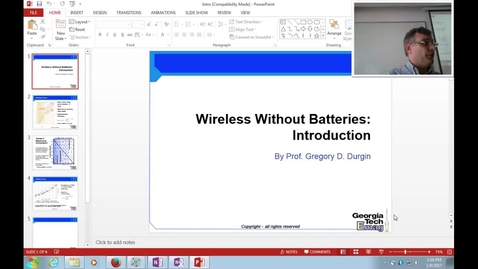 Thumbnail for ECE8813(01): Introduction; Trends in Power and Computation