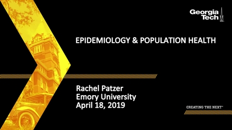 Thumbnail for Rachel Patzer - Epidemiology &amp; Population Health