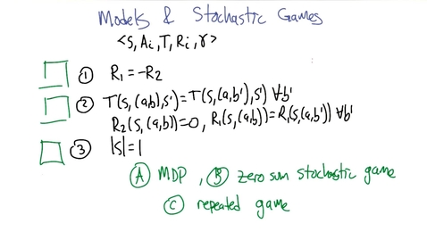 Thumbnail for entry CS7641_RL 4 - Game Theory Continue_Models &amp; Stochastic Games_ANS