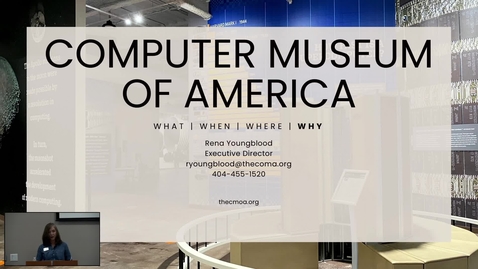 Thumbnail for entry Rena Youngblood — Computer Museum of America – What, When, Where, Why