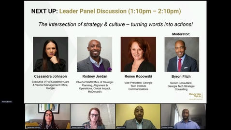 Thumbnail for The intersection of strategy &amp; culture – turning words into actions!
