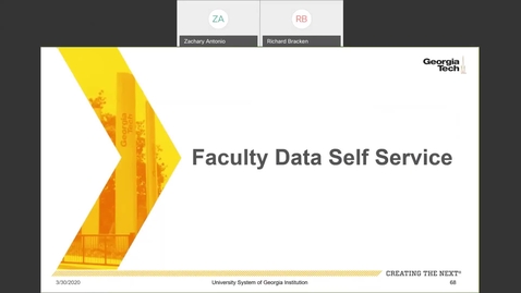 Thumbnail for Introduction to Employee Self-Service and Faculty Self-Service -- Faculty Data Self-Service