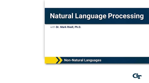 Thumbnail for Non-Natural Languages