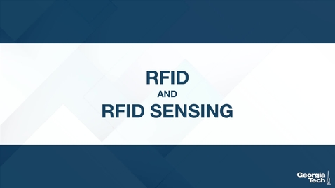 Thumbnail for entry RFID and RFID Sensing