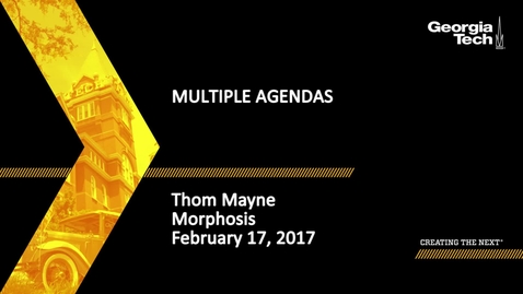 Thumbnail for Multiple Agendas - Thom Mayne