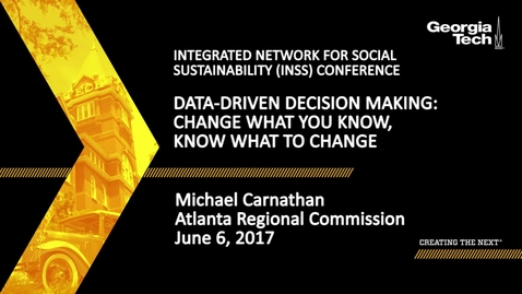 Thumbnail for entry Data-Driven Decision Making: Change what you know, know what to change - Michael Carnathan