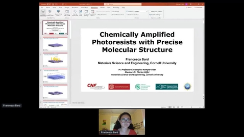 Thumbnail for NNCI REU Convocation 2021 Aug 3, 2021 Stage 1 Pt 2