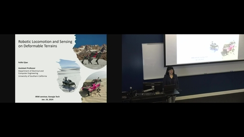 Thumbnail for entry Feifei Qian - Robotic Locomotion and Sensing on Deformable Terrains