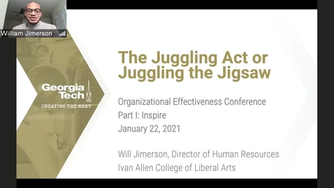 Thumbnail for  The Juggling Act or Juggling the Jigsaw