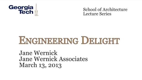 Thumbnail for Engineering Delight - Jane Wernick