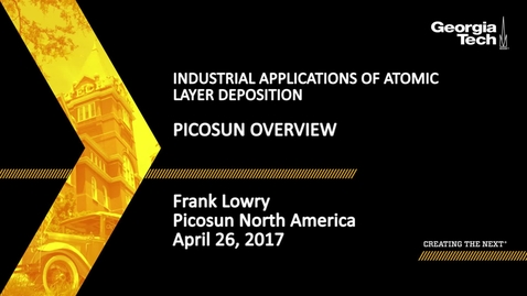 Thumbnail for Picosun Overview - Frank Lowry
