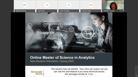Thumbnail for OMS Analytics New Student Orientation 12-03-2019