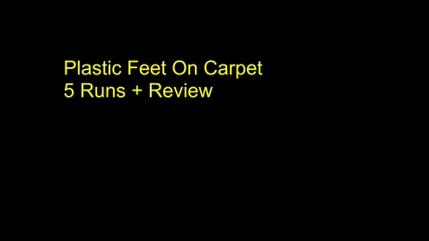 Thumbnail for Plastic feet on carpet