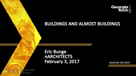 Thumbnail for Buildings and Almost Buildings - Eric Bunge