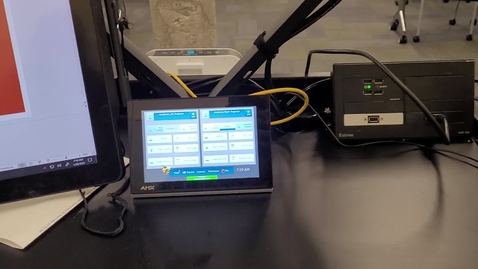 Thumbnail for How to use the &quot;Notes&quot; feature within Georgia Tech Classroom AV System